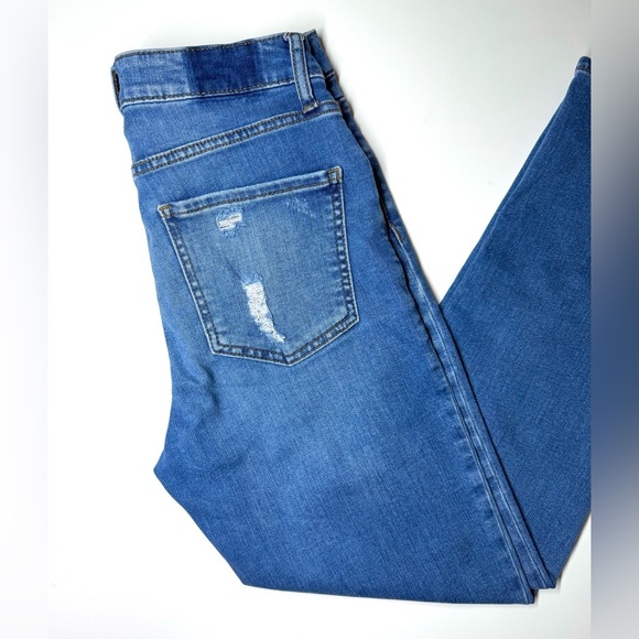 Kut From The Kloth Women’s Elizabeth High Rise Crop Straight Leg Jeans Size- 2 - Picture 9 of 10